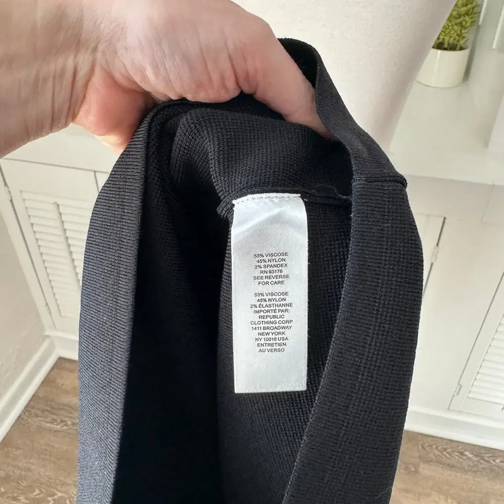 NWT House of Harlow 1960 Black Knit Compression Tank Size M - Picture 6 of 6